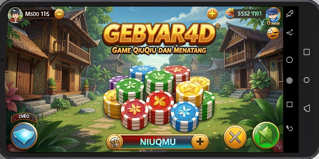 Tampilan gameplay seru dalam GEBYAR4D.