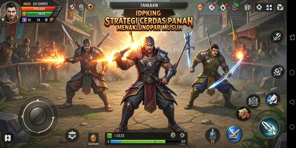 Gameplay menantang dalam game strategi IDPKING.