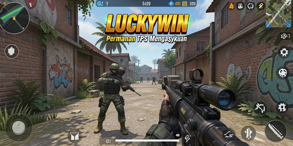 Tangkapan layar dari gameplay menegangkan LUCKYWIN.