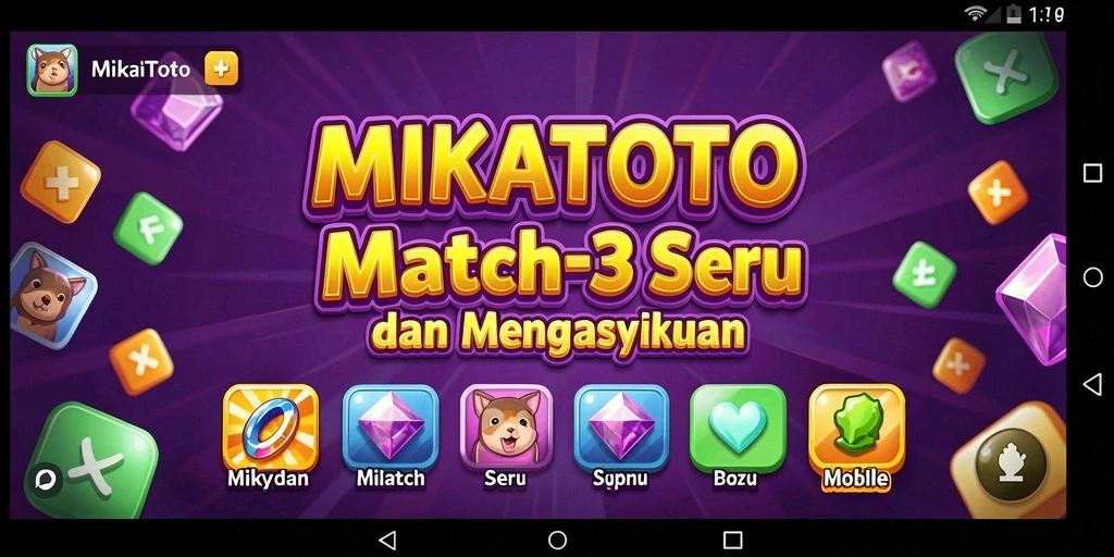 Gameplay menarik dengan grafis cerah di MIKATOTO.