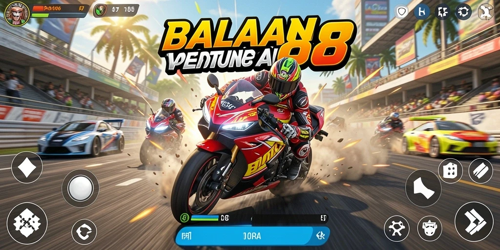 Gameplay seru balapan motor di POA88 yang penuh aksi.