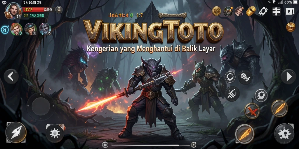 Screenshot menampilkan momen ketegangan dalam <strong>VIKINGTOTO</strong> dengan suasana horor yang mendalam.