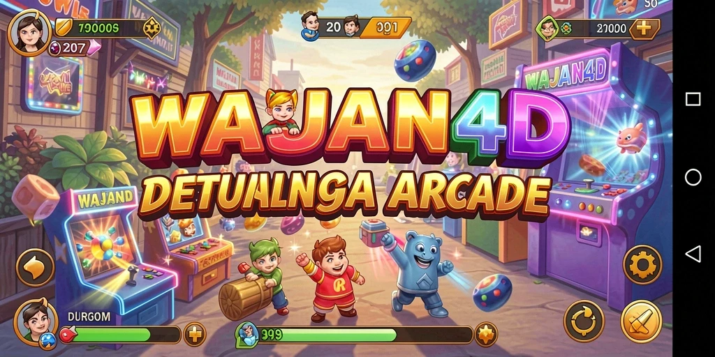Screenshot gameplay WAJAN4D yang memukau dan penuh aksi.